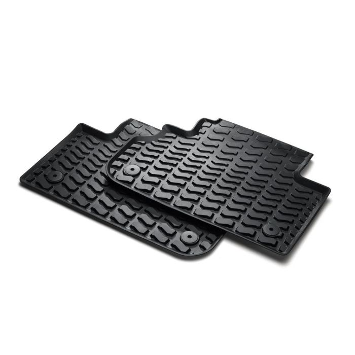 Audi Q5 (FY) all-weather mattenset - achterzijde - zwart