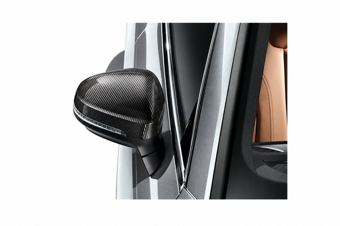 Audi Q5, Q7 (4M) spiegelkap - rechts - carbon