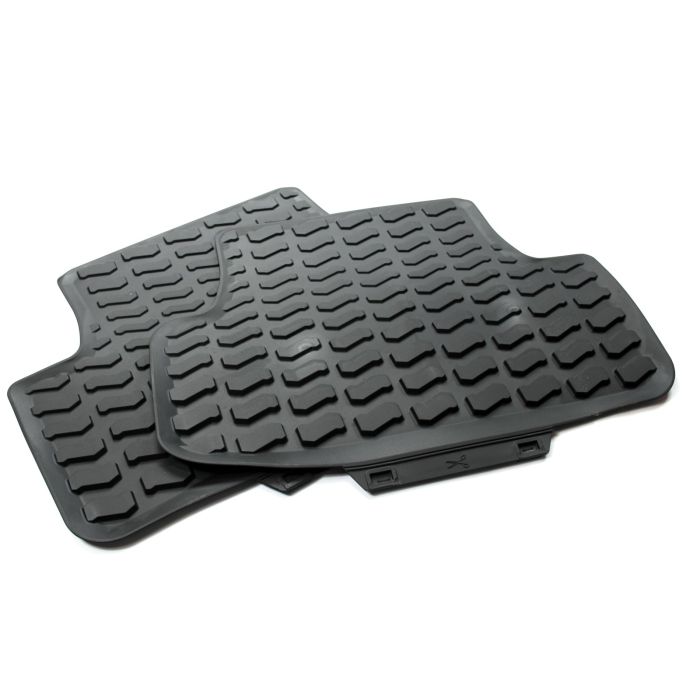 Audi Q2 (GA) all-weather mattenset - achterzijde - zwart