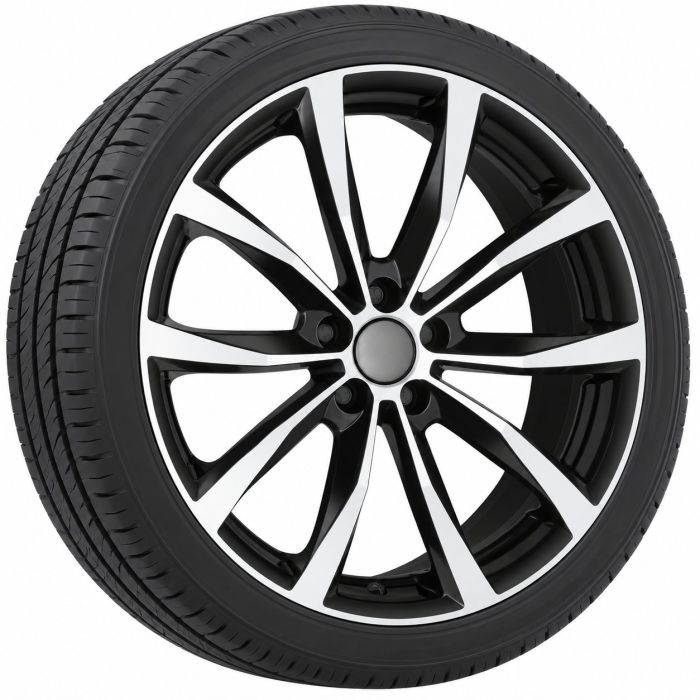Audi A1 (GB) winterset - zwart gepolijst (stijl 12 zwart gepolijst)