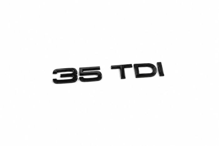 Audi Q3 (F3) 35 tdi letters achterklep - zwart
