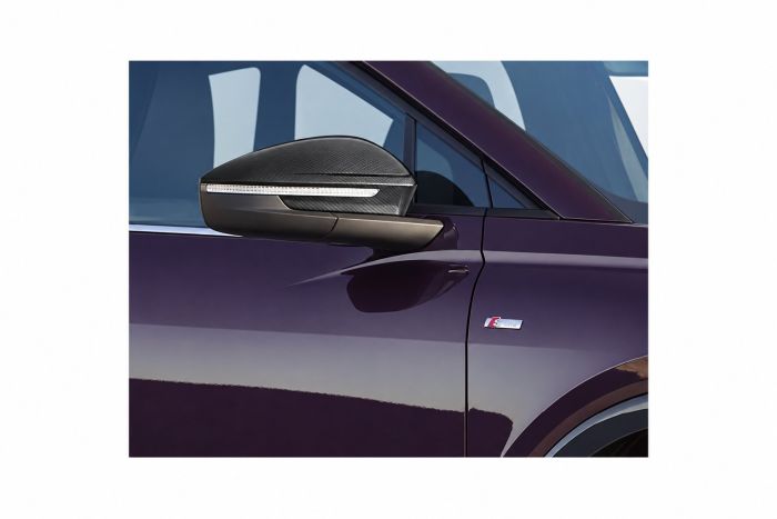 Audi Q4 e-tron (FZ), Q5 (GU), Q6 (85H) spiegelkap - links - carbon