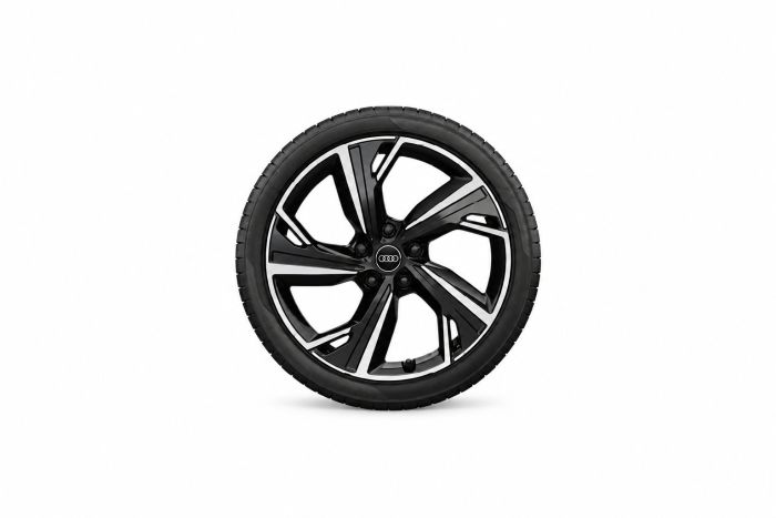 Audi A6 e-tron (85E) velg - zwart-metallic gepolijst
