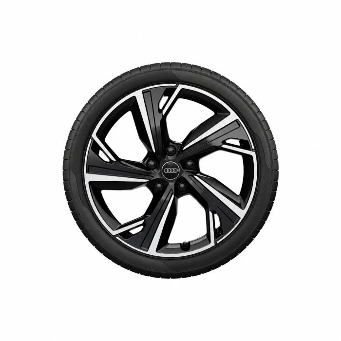 Audi A6 e-tron (85E) velg - zwart-metallic gepolijst