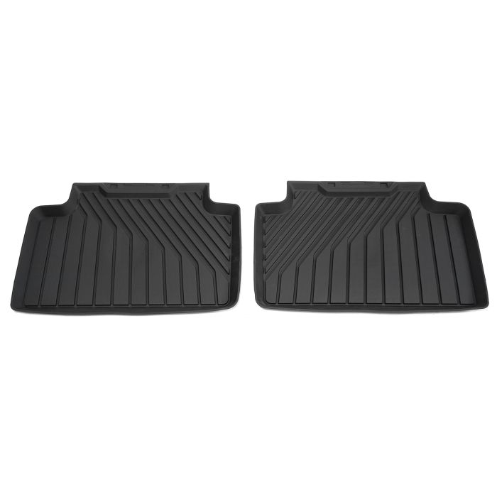 Audi Q6 (85H) all-weather mattenset - achterzijde - zwart