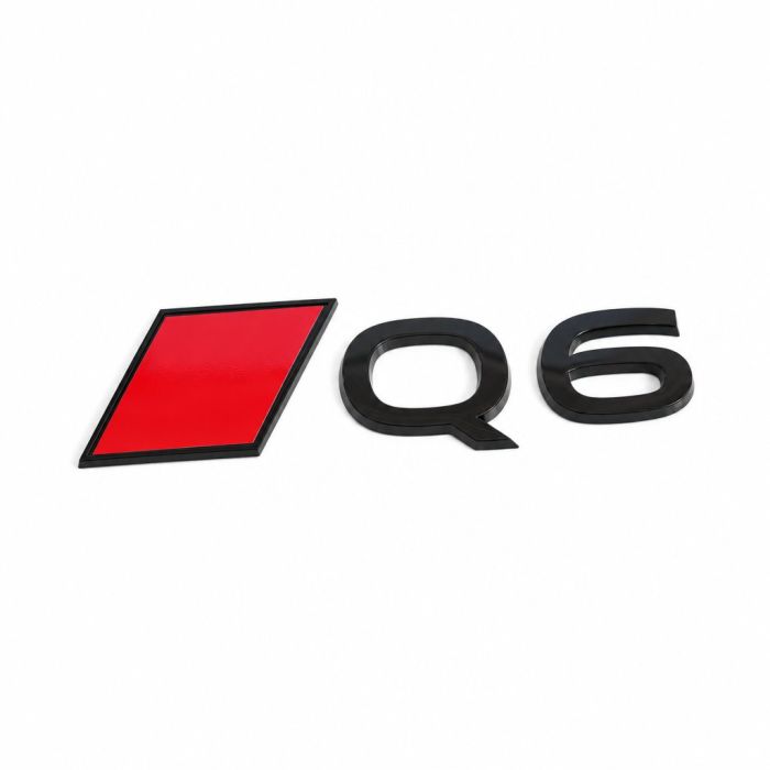 Audi Q6 (85H) embleem - zwart