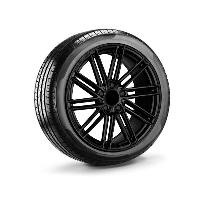 Audi Q6 e-tron (85H) winterset - hoogglans zwart (stijl 6)