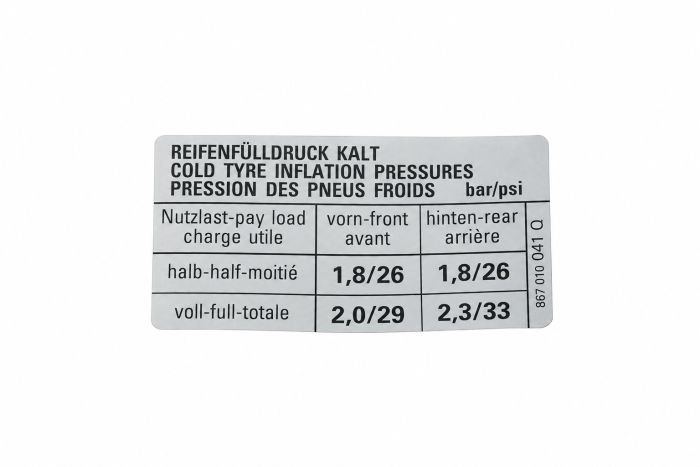 Volkswagen Polo 2 (Type 86C) sticker voor
