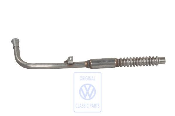 Volkswagen Polo 2 (86C) uitlaatpijp met katalysator (GL)