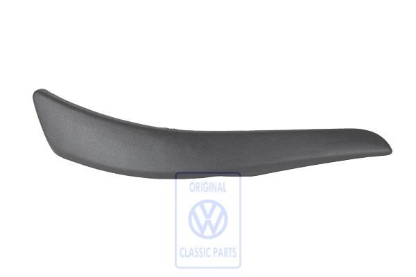 Volkswagen Polo 2 (86C) steenslagbeschermhoek - links, zwart, hatchback
