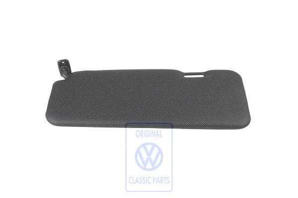 Volkswagen Polo 2 (86C) zwenkbare zonneklep zonder spiegel - links, zwart
