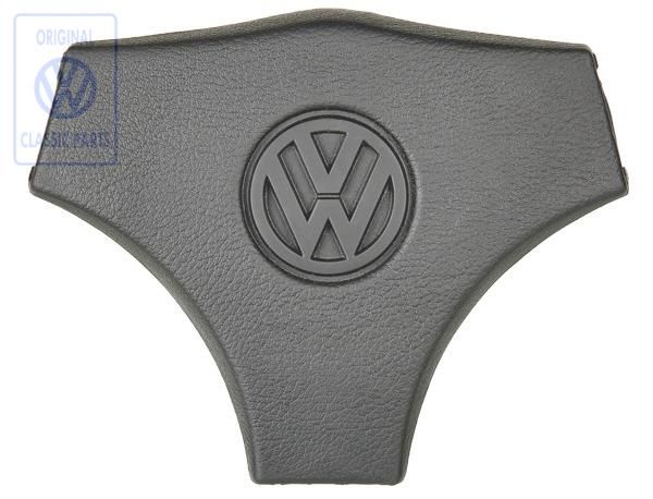 Volkswagen Polo 2 (86C) claxonknop driespaaks stuurwiel - zwart