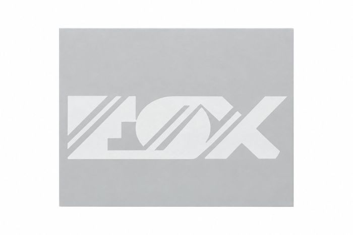 Volkswagen Polo 2 (86C) sticker FOX achterklep - alpinwit