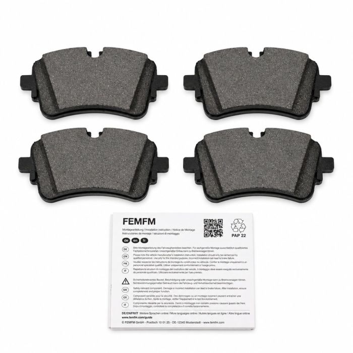 Audi A5 (B10/FU), A6 (C9/4P), Q5 (GU) remblokken - achterzijde