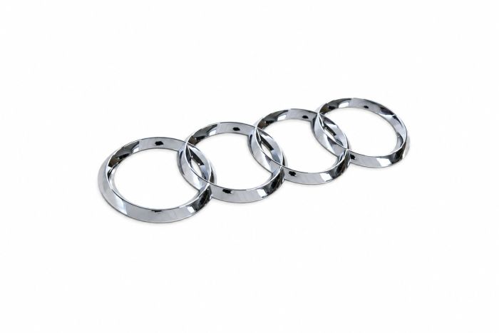 Origineel Audi logo - chroom