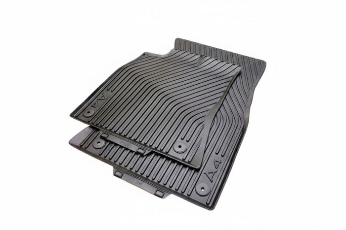 Audi A4 (B8) all-weather mattenset - voorzijde - zwart