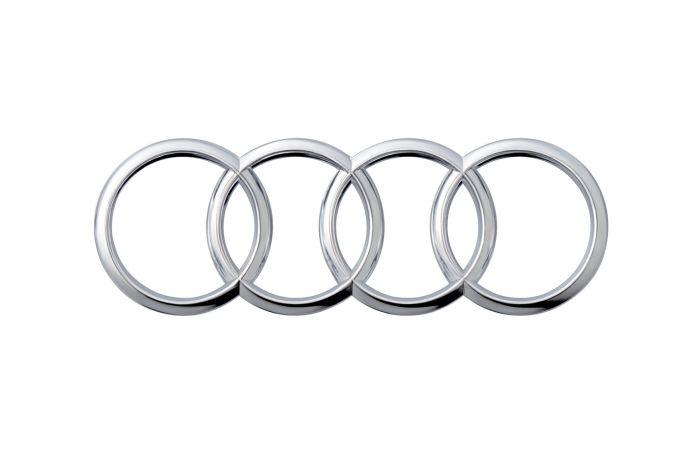 Audi A3 (8P) logo - chroom