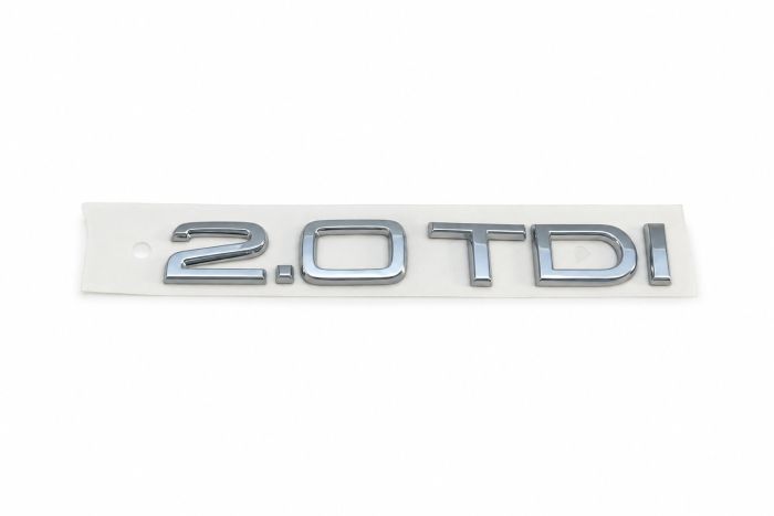 Origineel Audi embleem - chroom