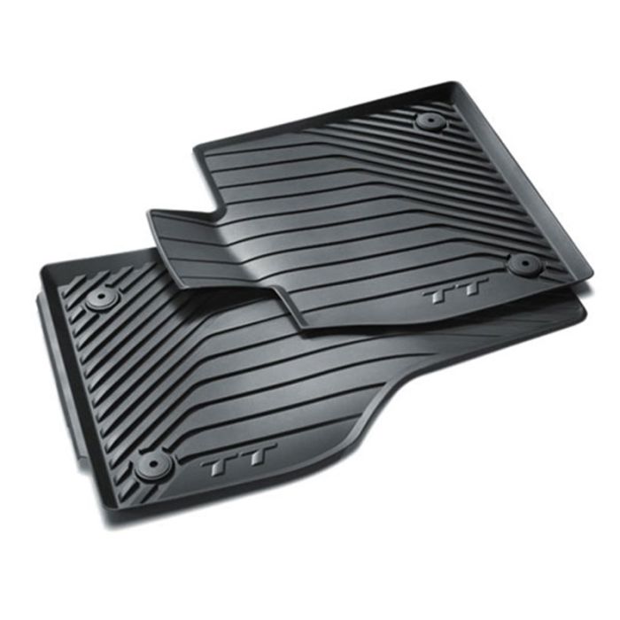 Audi TT (8S) all-weather mattenset - voorzijde - zwart