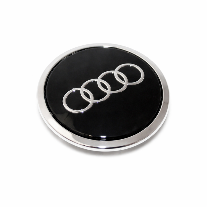 Originele Audi naafkap - zwart-glanzend