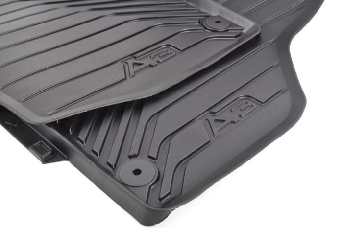 Audi A3 (8V) all-weather mattenset - voorzijde - zwart