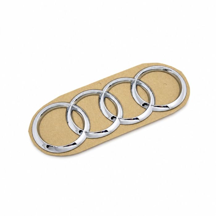 Origineel Audi logo - chroom