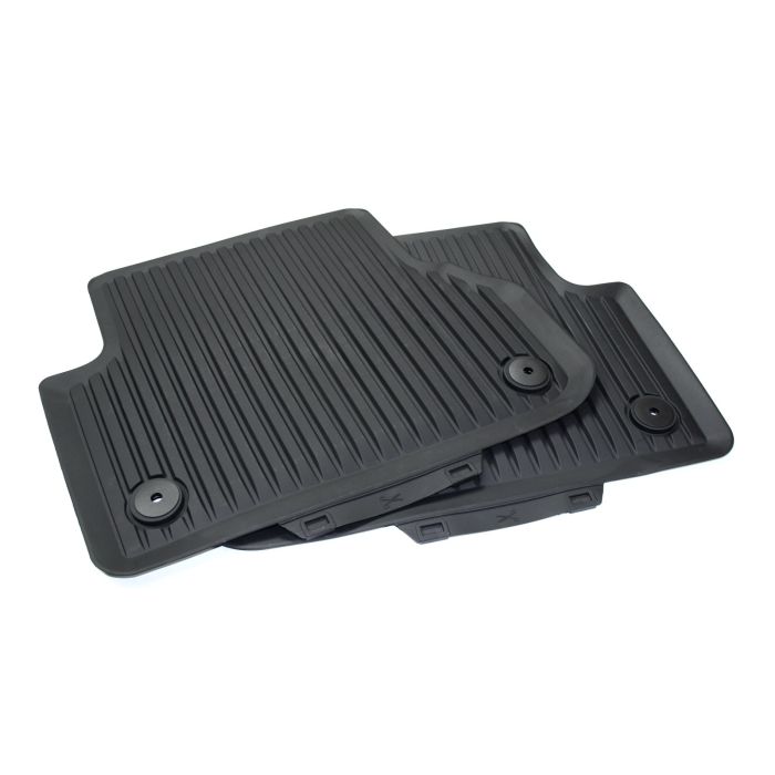 Originele Audi all-weather mattenset - achterzijde - zwart