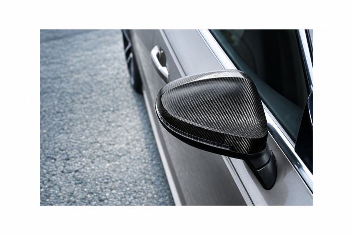 Originele Audi spiegelkap - rechts - carbon