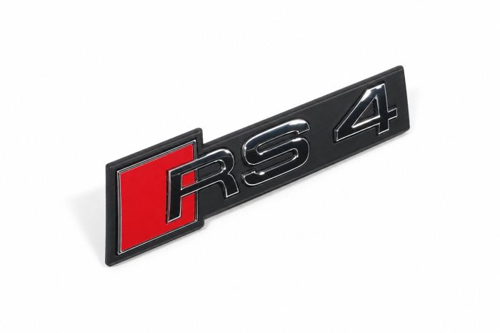 Audi RS4 (B9) embleem - chroom