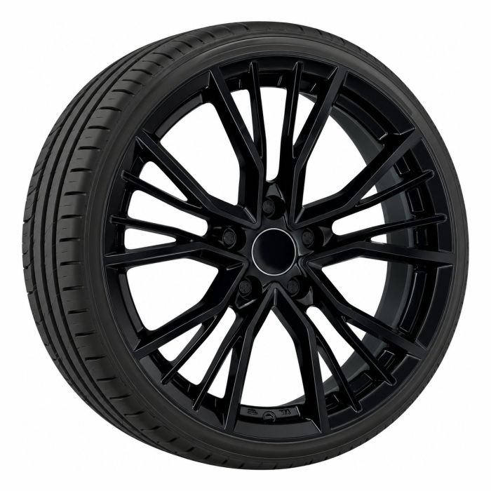 Audi A4 (B9) all-seasonset - hoogglans zwart (stijl 10)