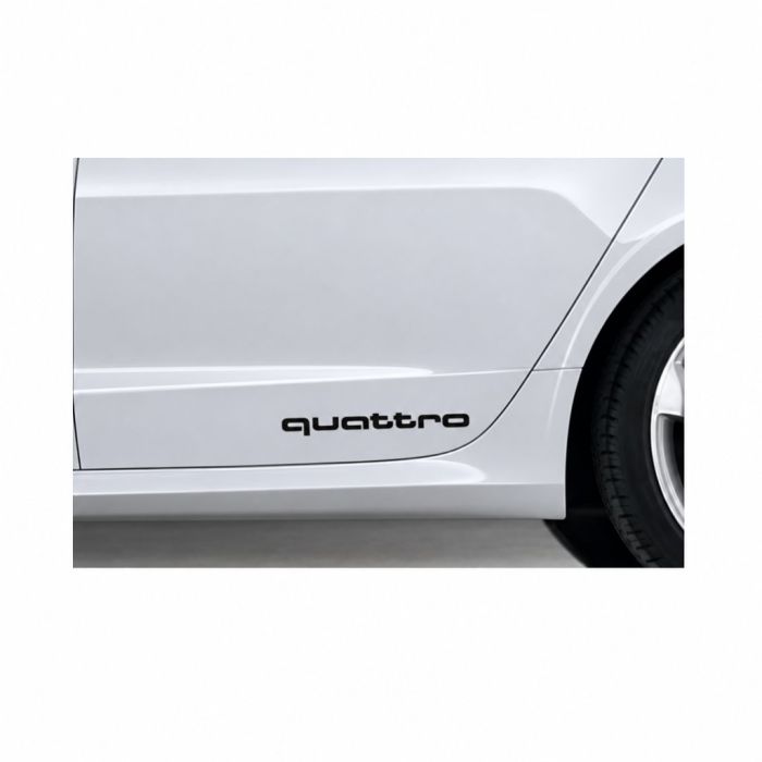 Audi A1 (8X) decorfolie audi logo zwart
