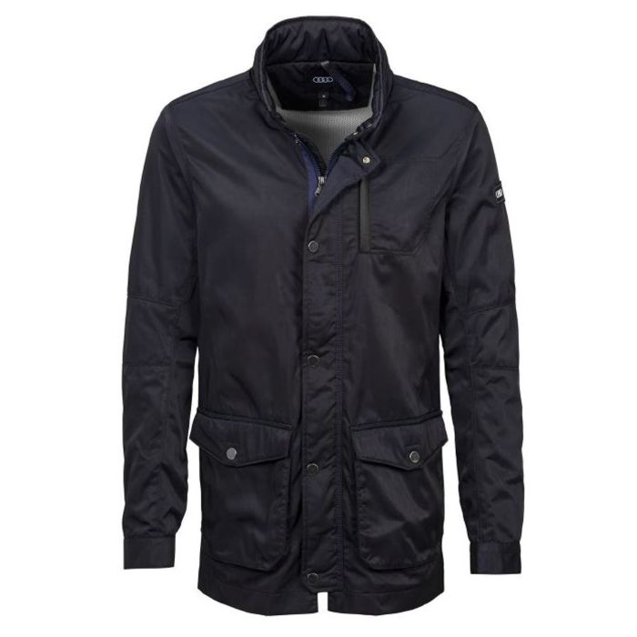 Audi jas (blauw, ringen) – maat S
