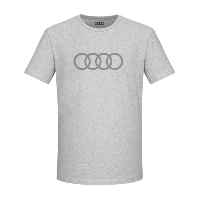 Audi T-shirt ringen (heren, grijs)