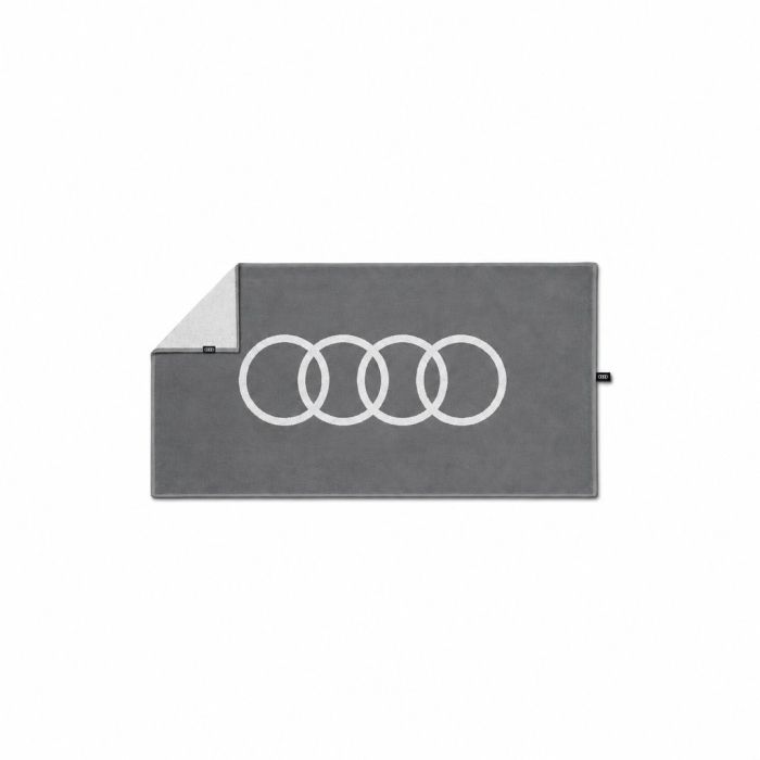 Audi handdoek (50 x 100 cm) lichtgrijs