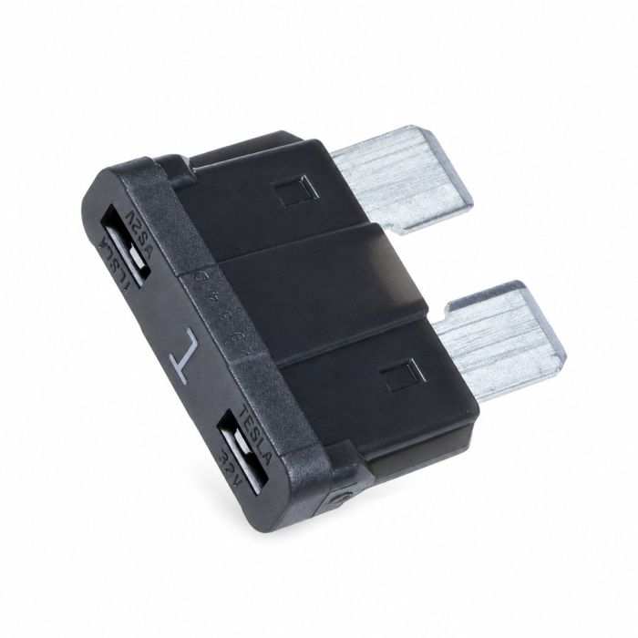 Originele platte zekering 19/2x5 (1A -zwart-)