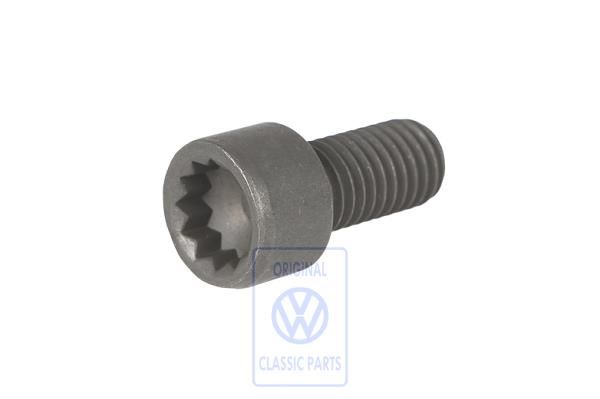 Volkswagen veeltand-cilinderbout aandrijfas M10x20