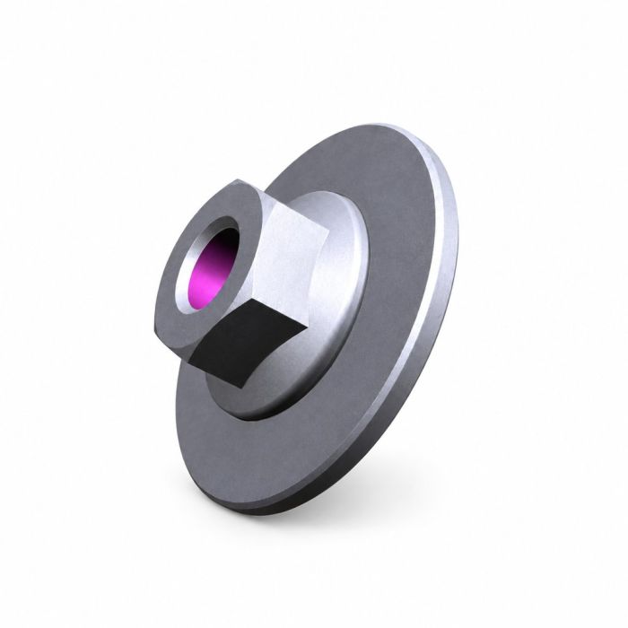 Originele zeskantmoer met ring (M6)
