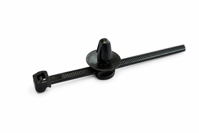 Originele kabelbinder voor boring/materiaaldikte: zahnsegment (4,6X200MM 6,5/2,5-3,5MM buiten)