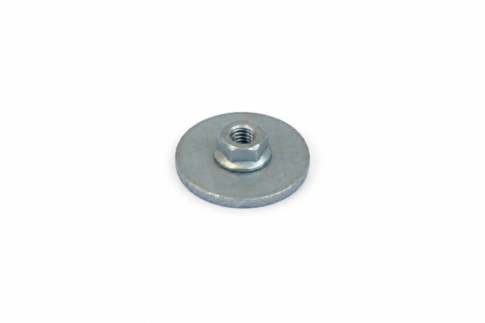Originele zeskantmoer, zelfborgend met ring (M6)