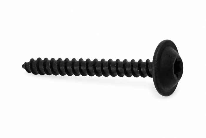 Originele platkopschroef met poly-inbus (4X35 zwart)